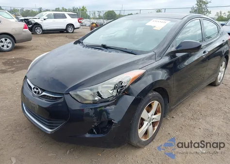 2013 Hyundai Elantra Gls z USA, uszkodzony, nr VIN KMHDH4AE6DU979982